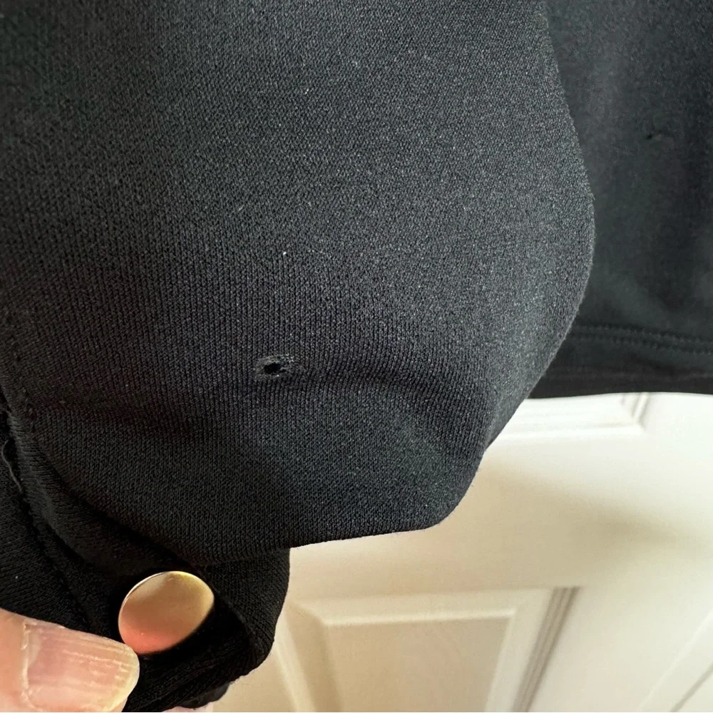 The North Face Men’s Black Full Zip‎ Mock Neck Jacket Fleece Lined Size Small